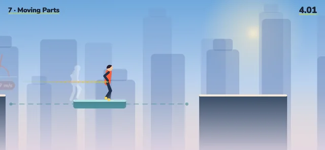 The athlete running just ahead of the ghost of their best run